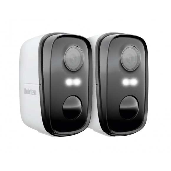 X2K-2 Uniden App Cam Solo Outdoor Wirefree Security Camera Twin Pack 